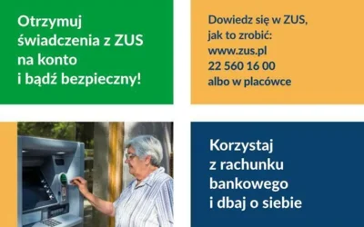 Bezpiecznie, zdrowo, bezgotówkowo – rusza kampania informacyjno-edukacyjna dla klientów ZUS