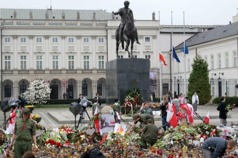 Warszawa - 15 04 2010 - pożegnanie prezydenta RP_14