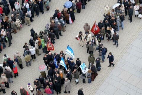 Warszawa - 15 04 2010 - pożegnanie prezydenta RP_16