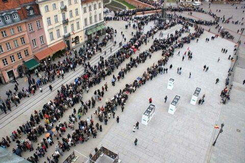 Warszawa - 15 04 2010 - pożegnanie prezydenta RP_17