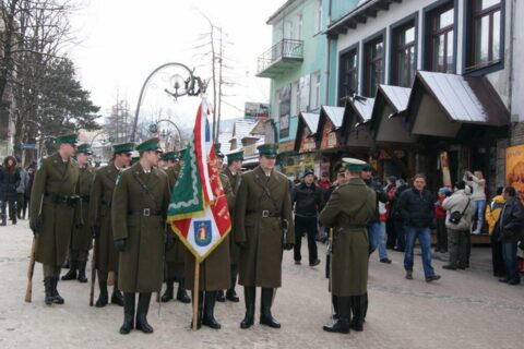Styczeń 1945 - urocz. rocznicowe Zakopane _2