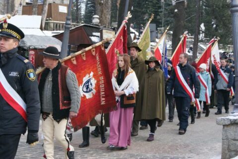 Styczeń 1945 - urocz. rocznicowe Zakopane _8