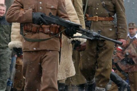 Inscenizacja historyczna w Waksmundzie_17