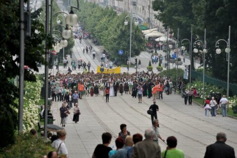 XXIX Pielgrzymka - wejście do Częstochowy_39