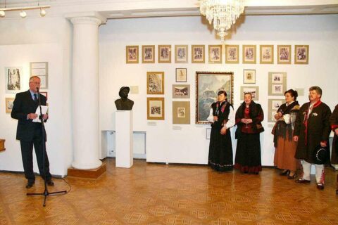 Otwarcie wystawy "Górale, Górale" w Galerii Sztuki na Kozińcu.