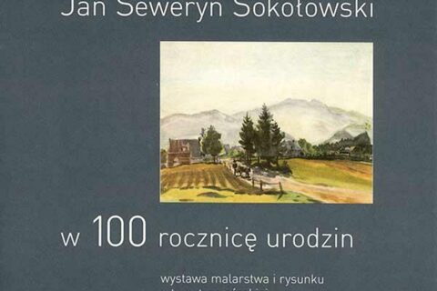 Okładka folderu reklamującego wystawę