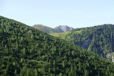 Kasprowy w oddali