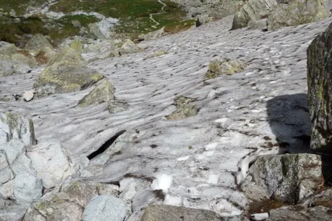 szlak pod śniegiem