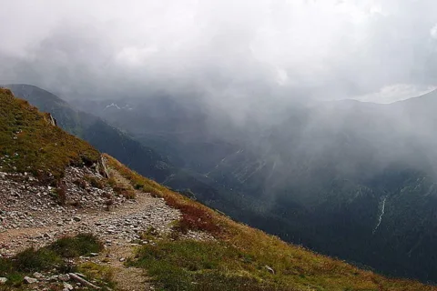 Widok z Kasprowego Wierchu