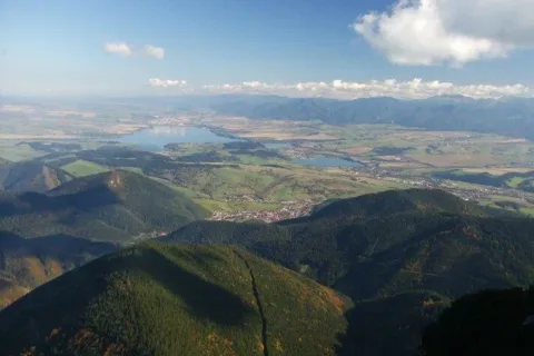 Liptov Nizke Tatry z Velkeho Choca