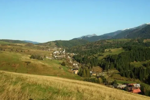 Hutianska kotlina Huty z Gruna