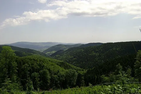 Sudety widok z Waligóry