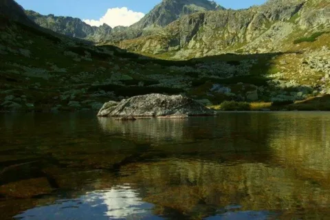 Pleso nad Skokom Zadna polana Strbsky stit
