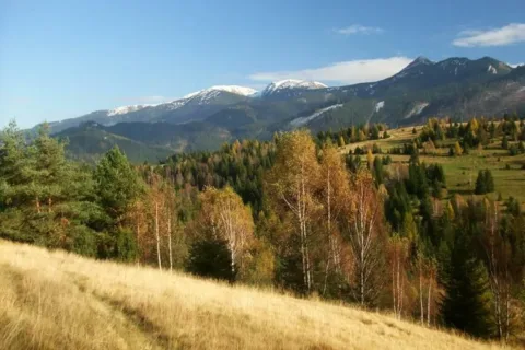 Zapadne Tatry ponad Beskyd spod Pripora