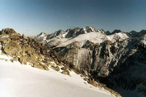 Tatry Wysokie z grani Koszystej