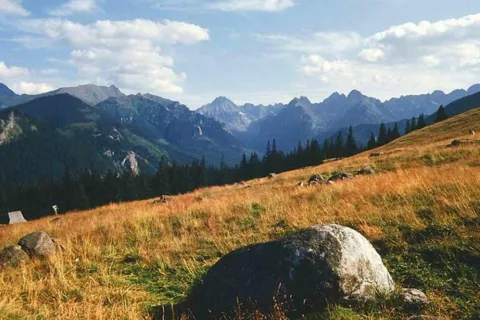 Panorama z Rusinowej Polany