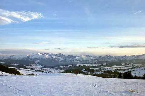Panorama Tatr z Czarnej Góry