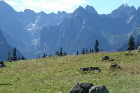 Tatry Słowackie z Rusinowej polany