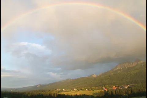 Tęcza nad Giewontem