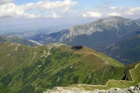 widok ze Starorobociańskiego