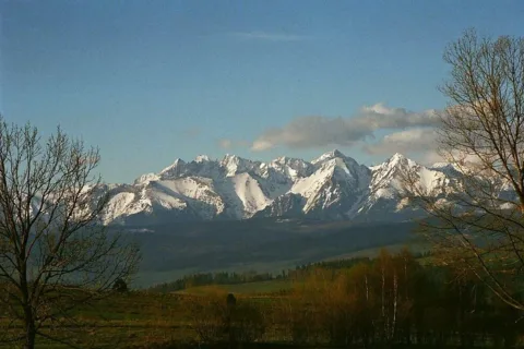 Tatry z przełęczy Snozka