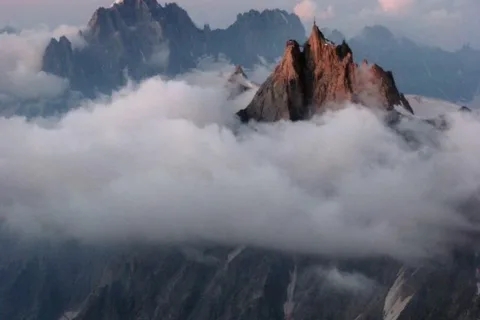 Du Midi i Aiguille Verte.