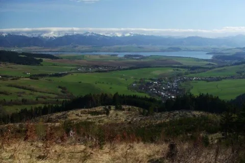 Liptovske Matiasovce Kvacany Liptovska Mara Nizke Tatry spod Kvacianskeho Ostreho
