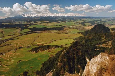 Pieniny. Widok z Okrąglicy