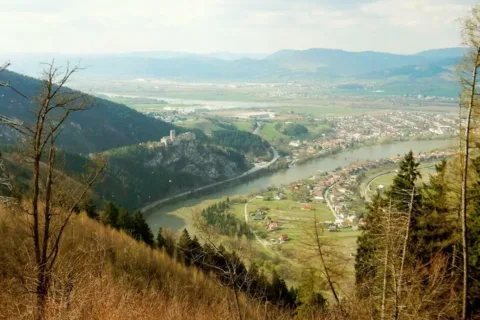 Hrad Strecno Vah pod Strecnom Strecno Zilinska kotlina Kysucka vrchovina