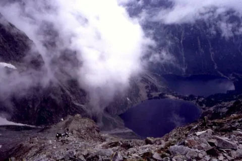 Czarny Staw i Morskie Oko z Rys