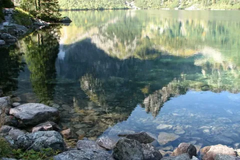 Mnich w Morskim Oku