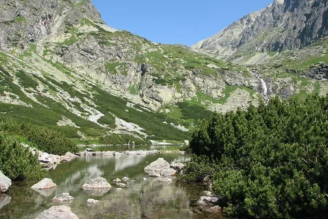 Wielicki Staw i Wielicka Siklawa