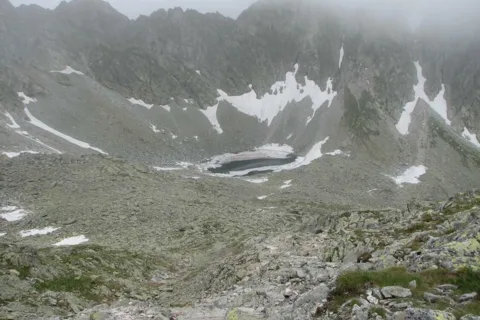 mgliście nad Kolistym Stawem