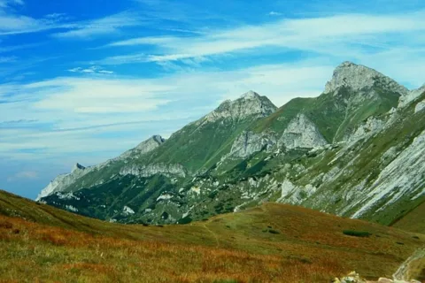 Tatry Bielskie - widok z Przełęczy Pod Kopą ( wrzesień 1994 r. )