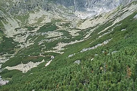 Łomnica w chmurach