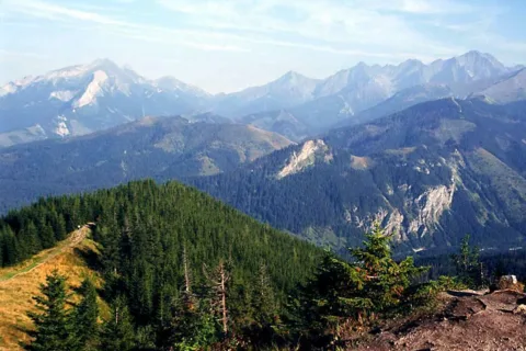 Tatry Wysokie z Gęsiej Szyi