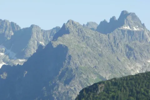 Tatry Wysokie z Gęsiej Szyj