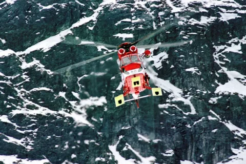 Helikopter pod Rysami