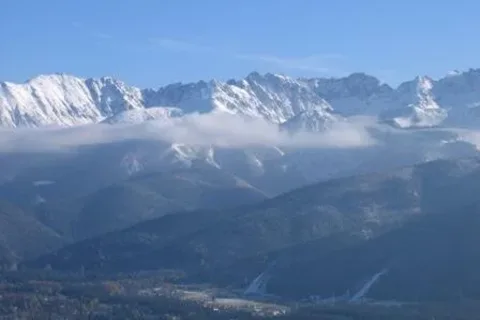 Widok na Tatry Wysokie z Gubałówki