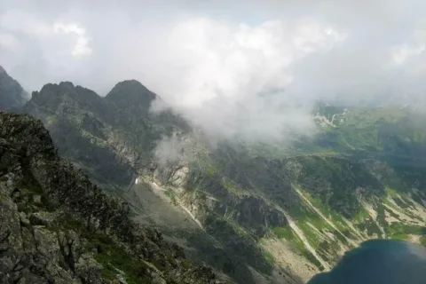 Kościelec i Czarny Staw Gąsienicowy