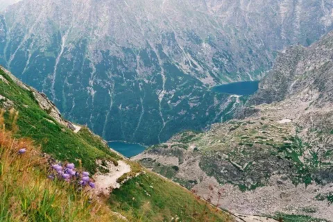 Widok ze Szpiglasowej Przełęczy