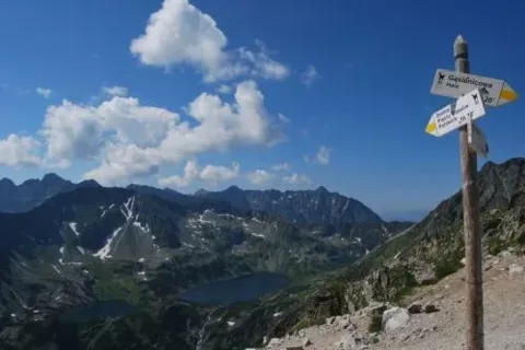 widok z Krzyżnego