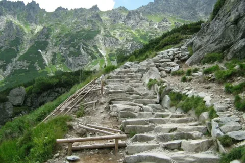 W drodze nad Czarny Staw pod Rysami