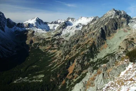 Mengusovska dolina Koprovsky stit Cubrina Mengusovske Voli chrbat Popradsky hreben