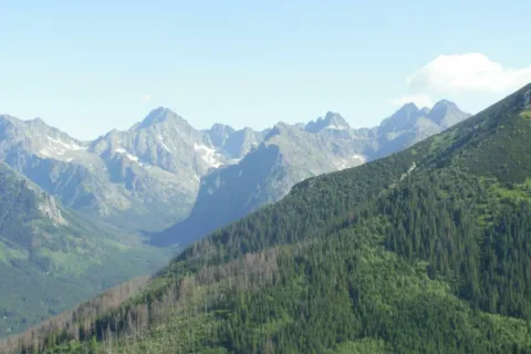 Tatry Wysokie z Gęsiej Szyj