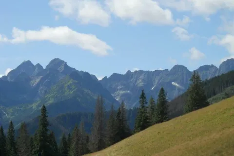 Widok z Rusinowej Polany