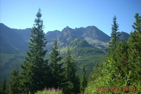 Widok na Tatry Wysokie
