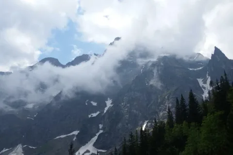 Mięguszowieckie w chmurach