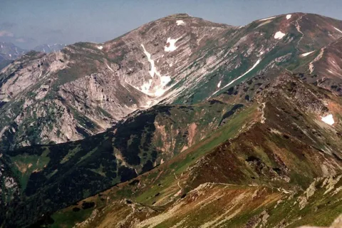 Czerwone Wierchy od wschodu