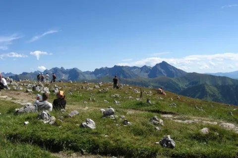 Panorama Tatr z Czerwonych Wierchów